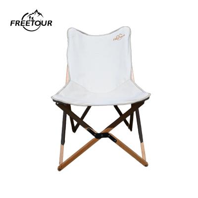 China OEM Modern Folding Wood Lounge Outdoor Beach Camping Chair for sale