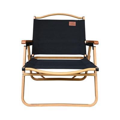 China Modern Camp Outdoor High Quality Collapsible Aluminum Metal Folding Recliner Furniture Wooden Outdoor Chair for sale