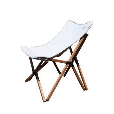 China Modern Folding Factory Recliner Wooden Sling Chair Lightweight Camp For Fishing Increase for sale