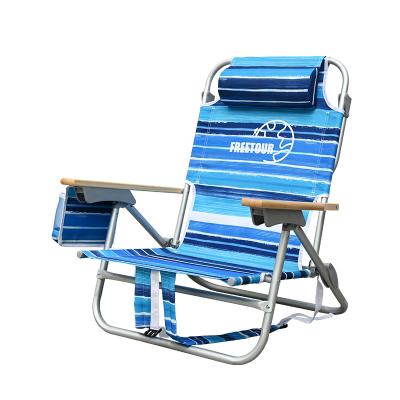 China 600D Oxford Aluminum Adjustable Folding Outdoor Sun Beach Relax Chair Sofa For Adults for sale