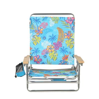 China 600D Folding Oxford Portable Wooden Recliner Camping Foldable Chairs Beach For Outdoor for sale