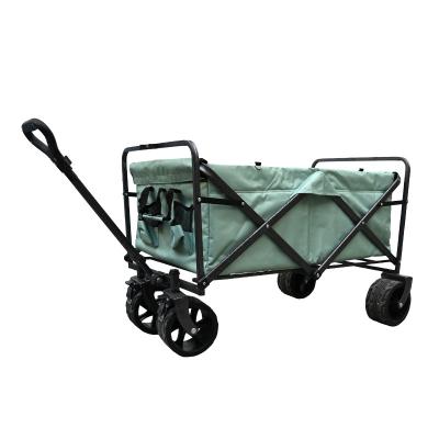 China Modern Desgin Metal Aluminum Alloy Camping Folding Hand Cart Cart Fold With Bench for sale