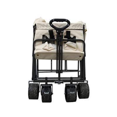 China Modern Desgin Push-Pull Outdoor Four-Wheel Portable Beach Cart Utility Foldable Stroller for sale