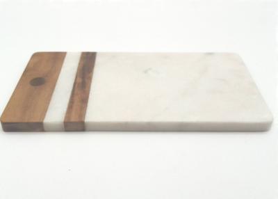 Chine Planches à découper de marbre rectangulaires en pierre adaptées aux besoins du client en bois d'acacia de Placemats à vendre