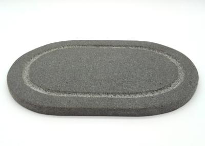 China Basalt-Steak-Stein-Grill-Platten, ovale Steingrill-Heizplatten für das Kochen zu verkaufen