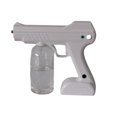 China Environmental Friendly Family Sterilization Handheld Electrostatic Sprayer 800ML Nano Blue Light Weight Gun China Manufacturers Sales for sale