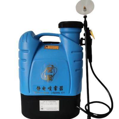 China High Quality Guarantee High Voltage Sterilization Sprayer Family Electrostatic Cordless Plastic Bottle Backpack Sprayer Sell Agriculture Good for sale