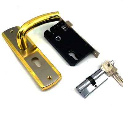 China Construction Type Mortise Door Lock Wood Door Lock South Africa Cylinder Lock Set For Interior Door for sale