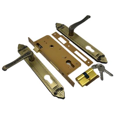 China Hot Sale Door 10B Classic Construction Type Middle East Mortise Door Lock For Interior Door for sale