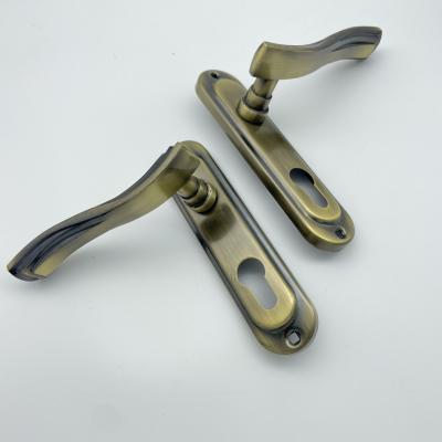 China Modern Classic Aluminum Furniture Door Handle For Mortise Door Lock for sale