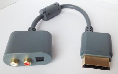 China Adaptador audio ótico novo para o cabo/cabo de Microsoft XBOX 360 avoirdupois RCA R/L à venda