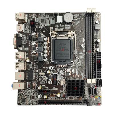 China H61 computer motherboard lga 1155 pc motherboard h61 desktop motherboard factory 1155 for sale