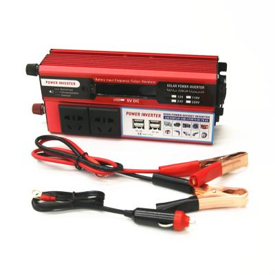 China 2 USB LCD Cigarette Holder 2 Female Universal Plugs 2000 Watt Modified Inverters 250*102*58mm Sine Wave for sale