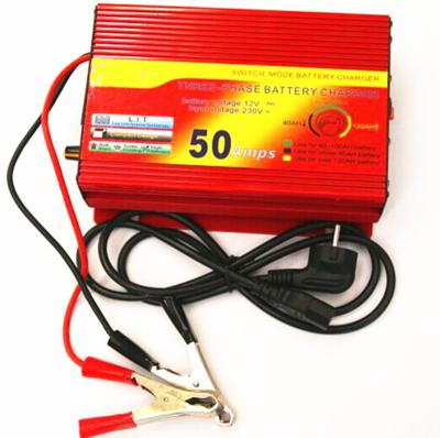 China China-chic New Solar Car Battery Charger 220V 12V 50A Home Lithium Battery Charger for sale