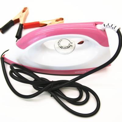 China DC 12V 150W Electric Iron Portable Dry Function Pressing Iron Mini Home Travel Iron for sale