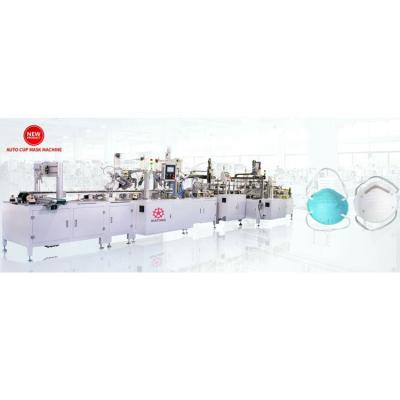 China Automatic Factory Cup N95 Mask Making Machine Face Mask Machine for sale