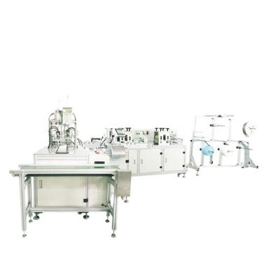 China Making Nonwoven Products 3ply Disposable Surgical Flat Mask Making Machine With 1 Ear-Loop Machine for sale