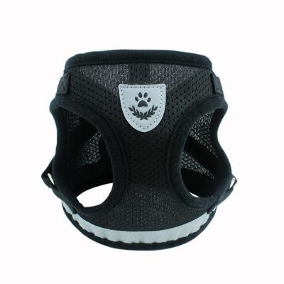 China Summer Hot Sale Back Vest Dog Viable Adjustable Reflective Mesh Harness Nylon Accessories for sale