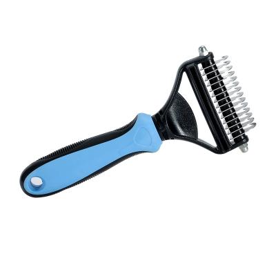 China Viable Pet Stabilized Feeds Cats and Dogs Use Open Knot Combs with Hair Removal Function Pet Cleaning Brush for sale