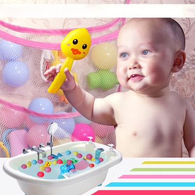 China Baby Bathroom Toy Storage Bag Baby Toy Storage Bag Folding Hanging Mesh Bag After Bath Storage for sale