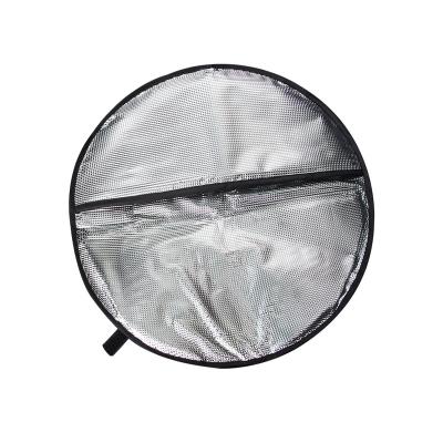 China Heat insulation silver three-layer thickened aluminum metal film sunshade steering wheel sunscreen cover for sale