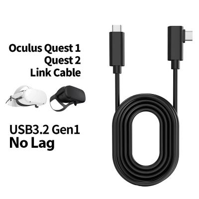 China MP3/MP4 Usb 3.2 Gen1 Data Cable Player 5m VR Cable Link Right Angle Type C 3.1 Elbow Selectable For Oculus Search 2 Steam VR C Link TYPE for sale