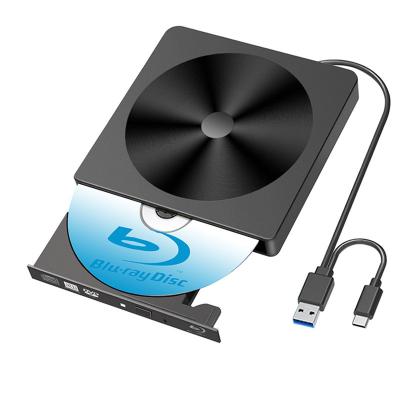 China External Slim External Burner to 3D DVD Blu-Ray Writer Reader CD/DVD Optical Drive 4K Blu-Ray Burner USB3.0 for sale