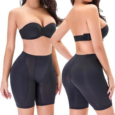 China Breathable Plus Size Women Slimming Body Shaper Fajas Shorts High Waist Padded Butt Lifter Shapewear Panties With Hip Pads for sale