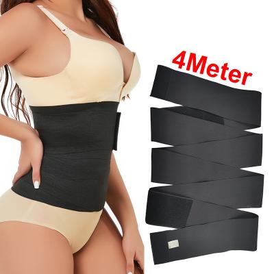 China Slim Waist Wrap Corset Trimmer Weight Loss Big Body Shaper Compression Strap Boat Waist Trainer Bandage Antibacterial Elastic Bandage Belt for sale