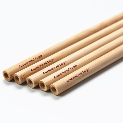 China Bamboo Drinking Straws Reusable Biodegradable Compostable Eco Friendly Viable for sale