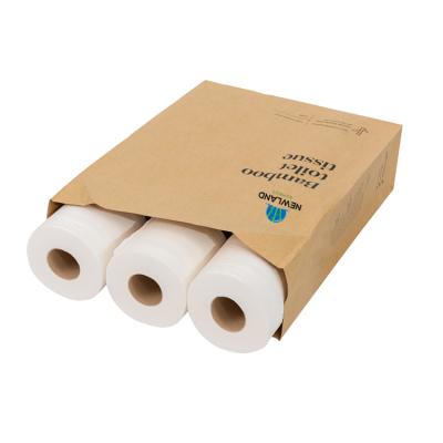 China 100% Bamboo Toilet Paper Virgin Toilet Paper Custom Extra Soft Bamboo Roll for sale