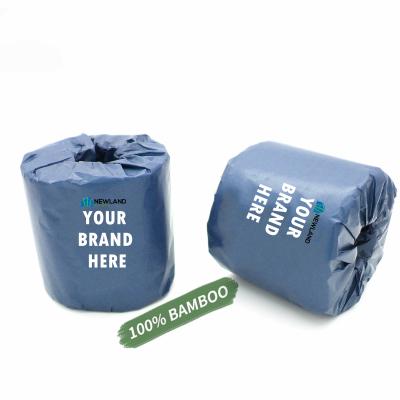 China Bamboo Pulp Toilet Paper Rolls Wrapping Bamboo Toilet Paper Wrappers for sale