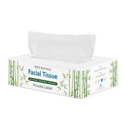 China Cube Bamboo Box Tissue Paper Tissue Box Tissue FSC Fiber Facial Tissue for sale