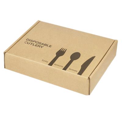 China Disposable Eco-Friendly Biodegradable Bamboo Cutlery Set for sale