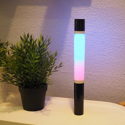 China 2019 Original Mini Music Mini Glow Color Changing LED Light Stick Shape BT Speaker Wireless Instruments for sale