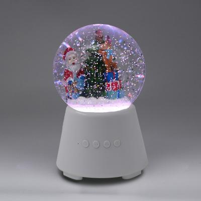 China Mini Magic Crystal Ball Water Dancing Wireless LED Tornado Effect Speaker for sale