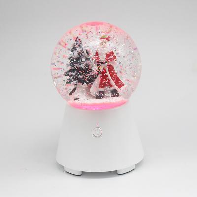 China Mini Best Gift LED Light Water Dancing Crystal Ball Wireless Speaker for sale