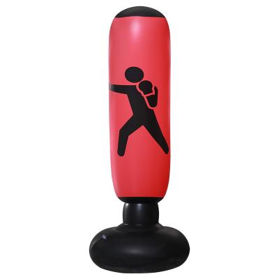 China Bodybiulding Punch Bag Kickboxing Bag Man Tumbler Sandbag For Kids Inflatable Free Standing Boxing Adult 160cm for sale