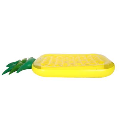 China Unique Water Play Fruit Pineapple Inflatable Float For Adults Beach Party Water Play Equipment Adult Inflatable Float Lying Bed for sale