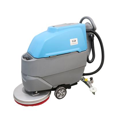 China Hotels Model 690 Walk Behind Automatic Floor Washer Industrial Floor Scrubber Codless Commercial Floor Scrubber for sale