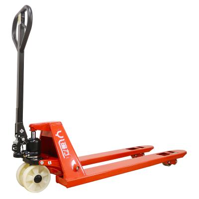 China Steel Plate DF20 2 Ton Nylon Wheel Manual Pallet Jack With CE for sale