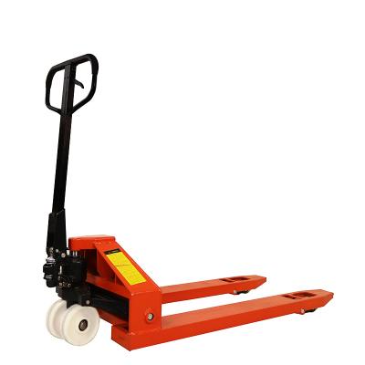 China 6mm Steel Plate Pallet Jack Manual Forklift 5 Ton Hand Pallet Truck for sale