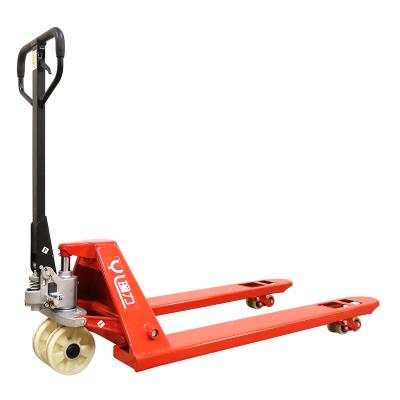 China Top Quality Q345B 2ton 3ton 2.5ton Manual Pallet Truck Hand Pallet Truck With 1 Year Warranty for sale