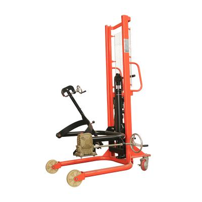 China Oil dumpiing 350kg 1.4meter manual oil drum and drum lifter for sale