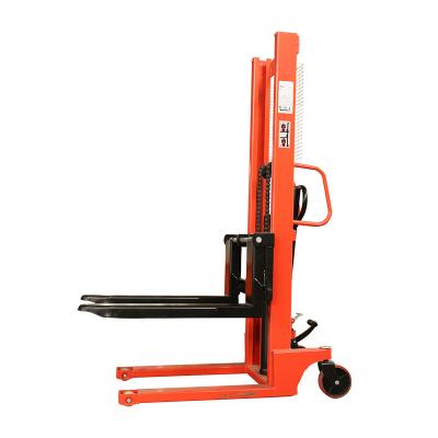 China YULI Hand Stacker 1000kg Mini Manual Stacker Manual Lift for Hotels for sale