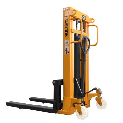 China Convenience Safety Operation Manual Stacker 1000kg 2000kg 1.6m 2.0m 2.5m Double Hand Mast Duplex Easy Push Single Mast for sale