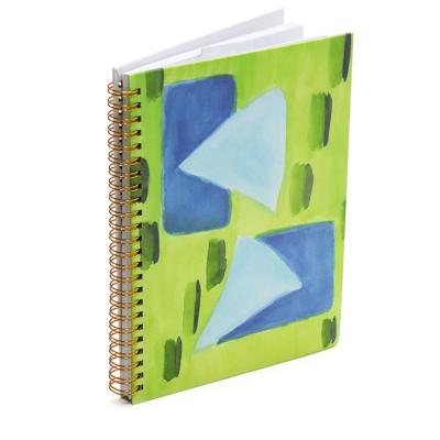 China Spiral Personalized Notebooks Planner Agendas Lined A5 Spiral Notebooks, Dotted and Plain Print for sale