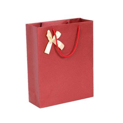 China Ring Paper Bag Rope Cheap Shopping High Quality Biodegradable No Handle for sale