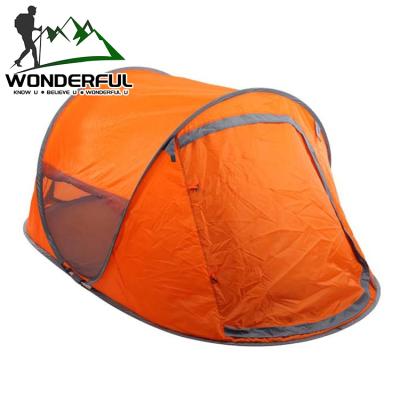 China Mobile Home Customized Oxford Family 2 3 Person Travel Beach Folding Waterproof Pop Up Outdoor Camping Tent for sale