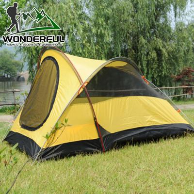 China Double Layer Waterproof Mobile Home 1 2 Person Polyester Outdoor Lightweight Travel Hiking Camping Tent for sale